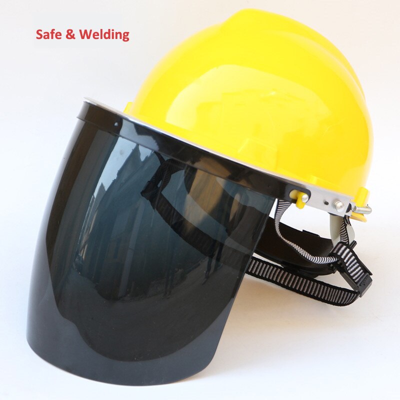 연마 방진 안티 UV 마스크, Mig Tig Arc 보호 얼굴 방패 안전 하드 모자, CE PC 용접 헬멧 고글 CE